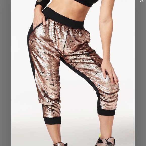 Zumba Glitz + Glam Capri Sweatpants - Picture 2 of 4